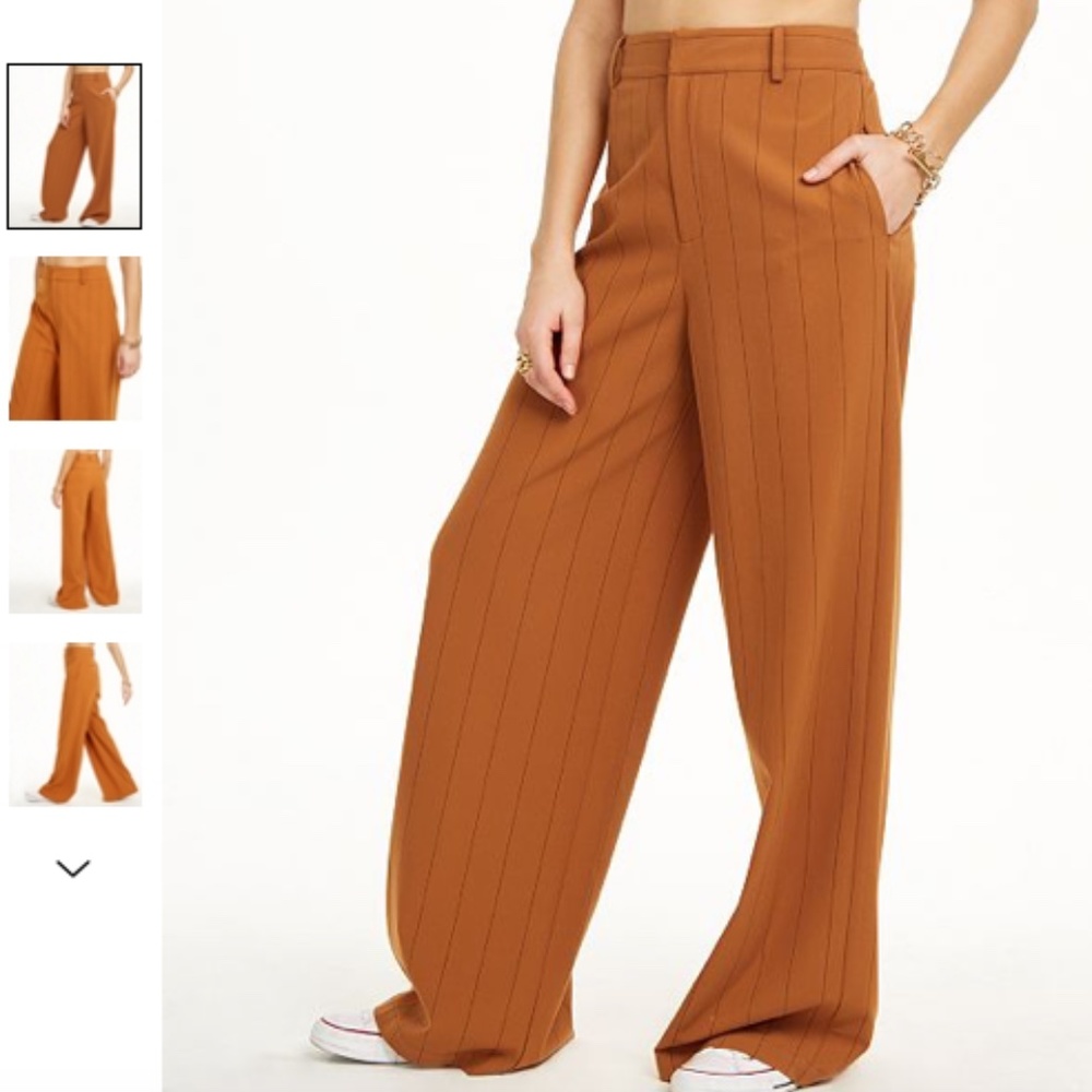 Pinstripe Trouser Pants